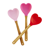 Heart Shaped Silicone Kitchen Spoon By Rice DK